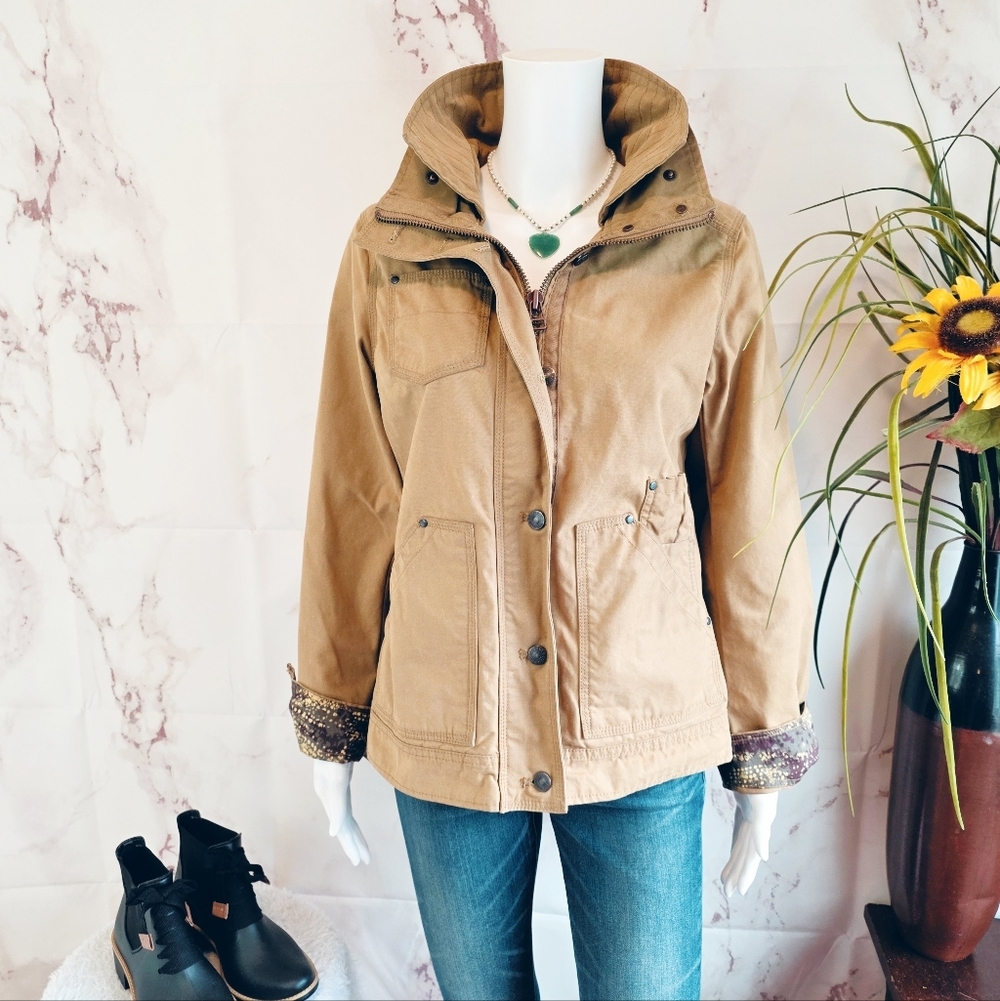 Vintage Eddie Bauer Waxed Cotton Field Barn Chore Jacket